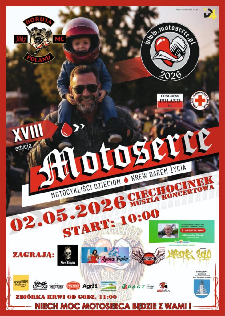 18. „Motoserce” Krew darem  życia