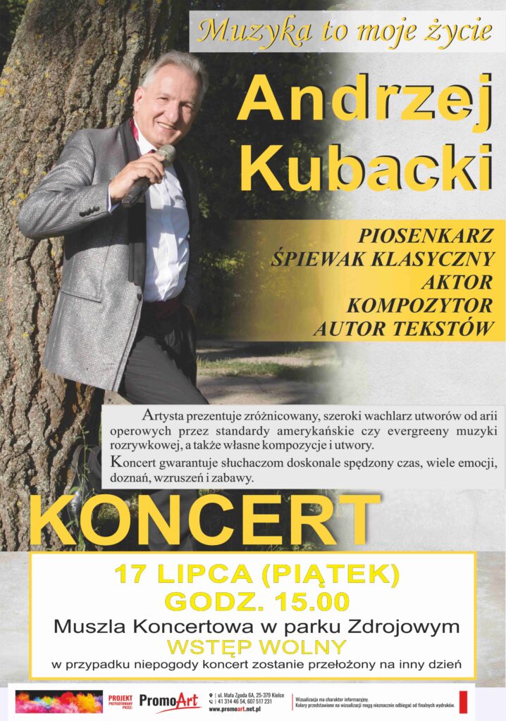 Koncert Andrzeja Kubackiego