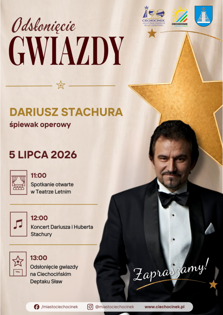 Odsłonięcie gwiazdy Dariusza Stachury